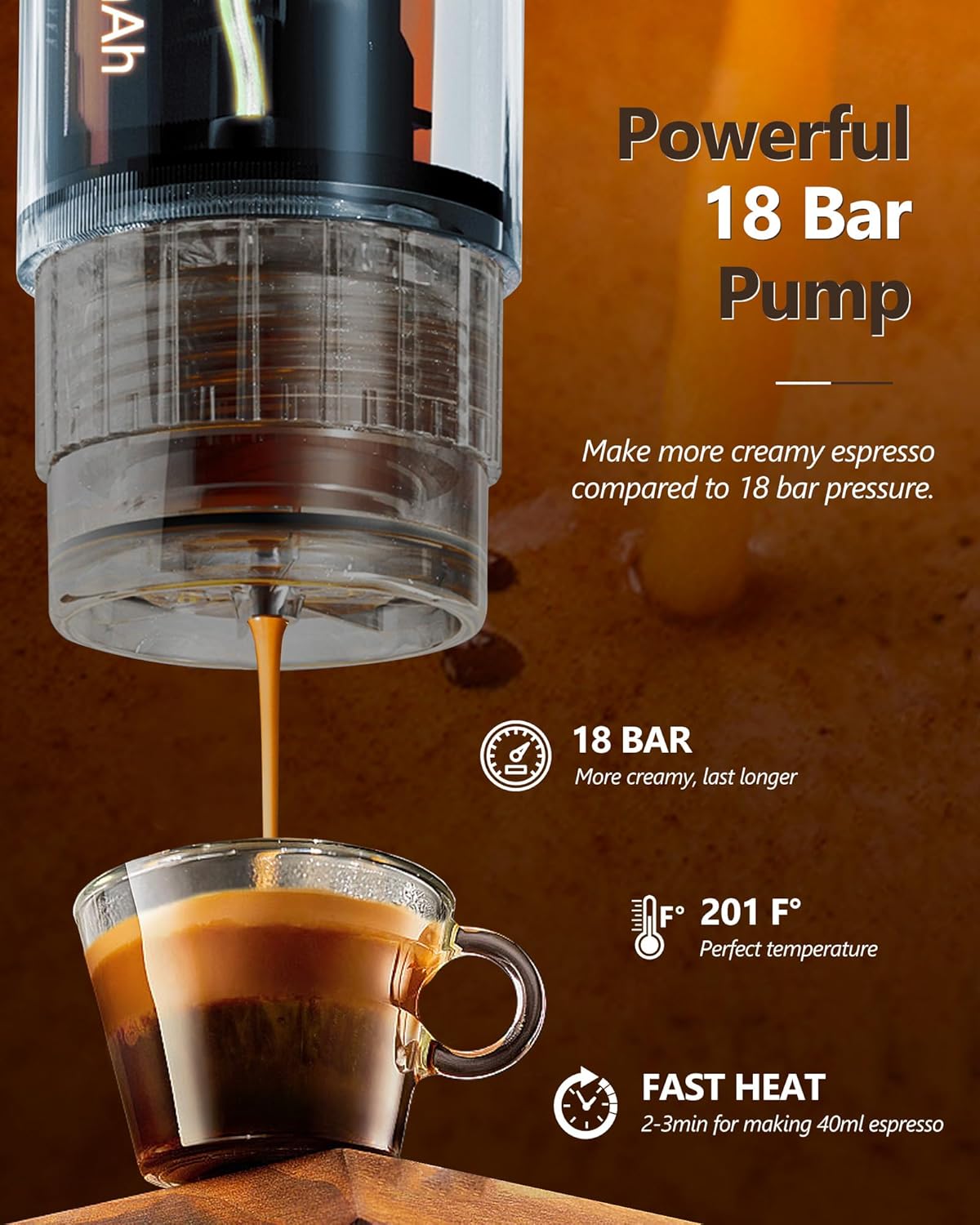 Portable Espresso Maker - Brew Anywhere™